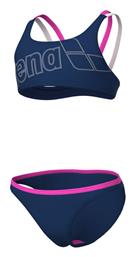 Arena Logo Παιδικό Μαγιό Σετ Navy, Shocking Pink, White