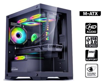 Armaggeddon Aquaron Gaming Midi Tower με Πλαϊνό Παράθυρο