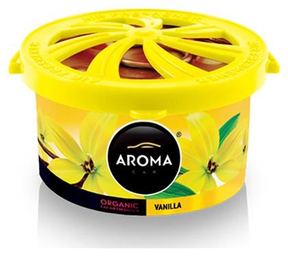 Aroma Car Αρωματική Κονσέρβα Κονσόλας/Ταμπλό Αυτοκινήτου Organic Vanilla 40gr