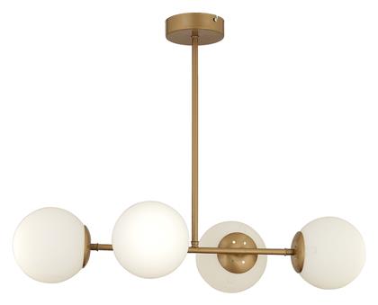 ArteLibre Delphinus Κρεμαστό Φωτιστικό Χρυσό 85x60εκ.