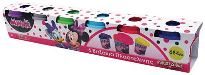 AS 6 Βαζάκια Πλαστελίνης Minnie για 3+ Ετών από το Toyscenter