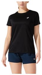 ASICS Core Γυναικείο Αθλητικό T-shirt Fast Drying Μαύρο