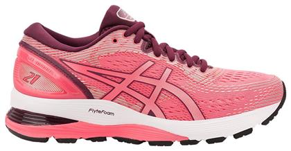 Asics Gel-Nimbus 21 Γυναικεία Αθλητικά Παπούτσια Running Ροζ