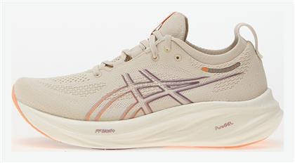 ASICS Gel-Nimbus 26 Γυναικεία Running Oatmeal / Faded Orange