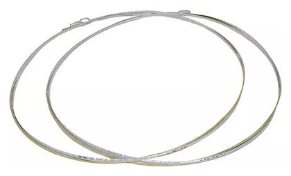 Ασημένια Στέφανα Γάμου Δίχρωμα