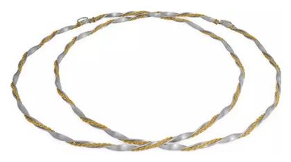 Ασημένια Στέφανα Γάμου Δίχρωμα