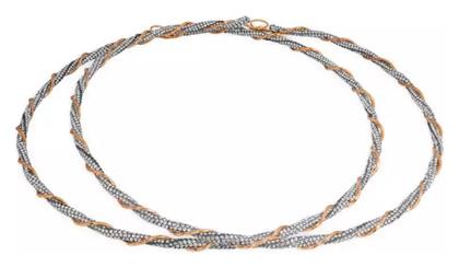 Ασημένια Στέφανα Γάμου Δίχρωμα