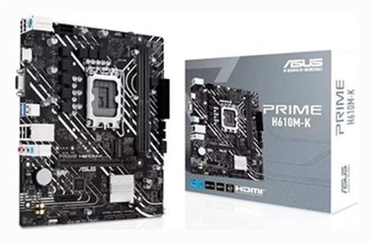 Asus Prime H610M-K Motherboard Micro ATX με Intel 1700 Socket