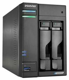 Asustor Lockerstor 2 (AS4002T) NAS με 2 θέσεις για HDD/M.2/SSD