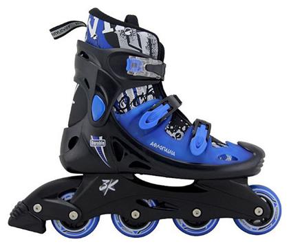 Αθλοπαιδιά Inline Αυξομειούμενα Rollers Μπλε Ενηλίκων