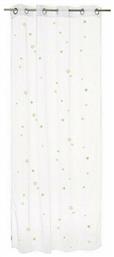 Atmosphera Παιδική Κουρτίνα Gold Stars με Τρουκς White 140x250εκ. από το EasyU