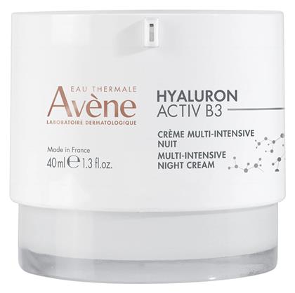 Avene Activ B3 Κρέμα Προσώπου Νυκτός για Ενυδάτωση & Αντιγήρανση με Υαλουρονικό Οξύ 40ml από το Pharm24