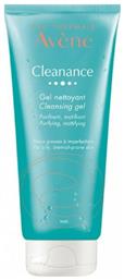 Avene Gel κατά της Ακμής Cleanance Oily Blemish Prone Skin Tube για Λιπαρές Επιδερμίδες 200ml