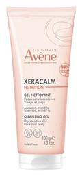 Avene Gel Καθαρισμού Xeracalm Nutrition για Ξηρές Επιδερμίδες 100ml