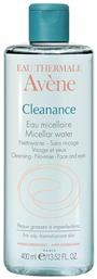 Avene Micellar Water Καθαρισμού Cleanance για Λιπαρές Επιδερμίδες 400ml από το Attica