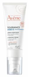 Avene Tolerance Hydra-10 48ωρη Ενυδατική Κρέμα Προσώπου με Υαλουρονικό Οξύ 40ml