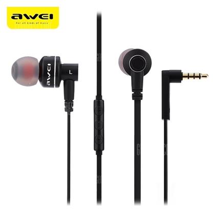 Awei ES10TY In-ear Handsfree με Βύσμα 3.5mm Μαύρο από το Filinda