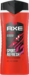 Axe Recharge Sport Refresh Αφρόλουτρο σε Gel για Άνδρες για Πρόσωπο , Μαλλιά & Σώμα 400ml από το ΑΒ Βασιλόπουλος