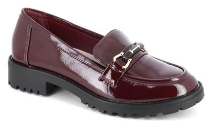 B-Soft Δερμάτινα Γυναικεία Loafers σε Μπορντό Χρώμα