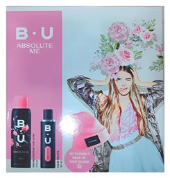 B.U. Absolute Me Eau de Toilette 50ml, Deodorant Spray 150ml & Gift Beanie