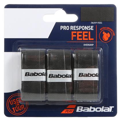 Babolat Pro Responce Overgrip Μαύρο 3τμχ από το E-tennis