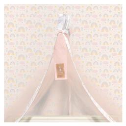 Baby Oliver Κουνουπιέρα Κούνιας από Τούλι Λευκή 180x500εκ.