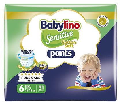 Babylino Cotton Soft Pants No. 6 για 13-18kgkg