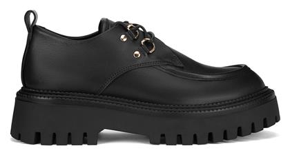 Badura Γυναικεία Oxfords σε Μαύρο Χρώμα