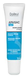 Bailleul Laboratoires Apaisac Repair Lip Balm Επανορθωτικό Βάλσαμο για Σκασμένα Χείλη 15ml