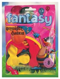 Μπαλόνια Fantasy Ζωάκια Σε Σακούλα Πολύχρωμα 8τμχ