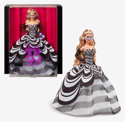 Barbie 65th Anniversary Collectible Doll with Blonde Hair and Black and White Gown για 3+ Ετών