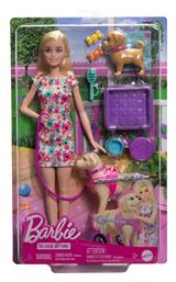 Barbie You Can Be Anything Puppies and Pet Wheelchair για 3+ Ετών