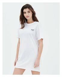 Basehit Καλοκαιρινό Mini T-shirt Φόρεμα Λευκό