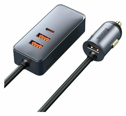 Baseus Φορτιστής Αυτοκινήτου με Θύρες 3xUSB-A 1xType-C