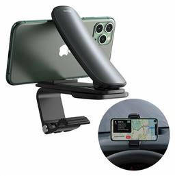 Baseus Βάση Κινητού Αυτοκινήτου Big Mouth Pro Car Mount Black με Κλιπ-Μανταλάκι