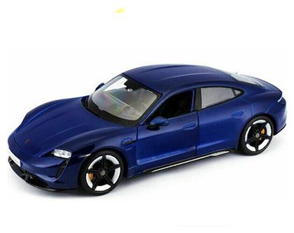 Bburago Αυτοκινητάκι 1:24 Blue Porsche Taycan Turbo S για 3+ Ετών 18-21098