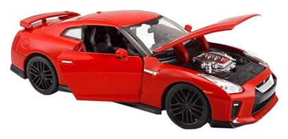 Bburago Αυτοκινητάκι 1:24 Nissan GT-R 2017 Red για 3+ Ετών