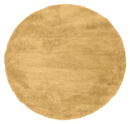 Beauty Home 9617 Χαλί Στρογγυλό Shaggy Yellow από το Carpets-Store