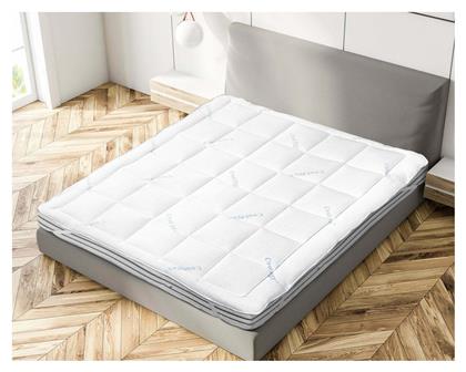 Beauty Home Ανώστρωμα Cool Max Διπλό Foam με Λάστιχα Εφαρμογής 140x200x3.5εκ.