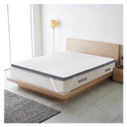 Beauty Home Ανώστρωμα Ημίδιπλο Memory Gel με Αποσπώμενο Κάλυμμα & Λάστιχα Εφαρμογής 120x200x4εκ.
