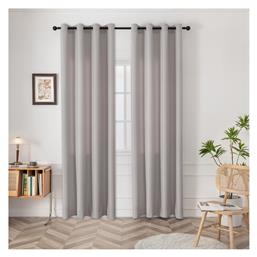 Beauty Home Art 8443 Ύφασμα Κουρτίνας Ασημί