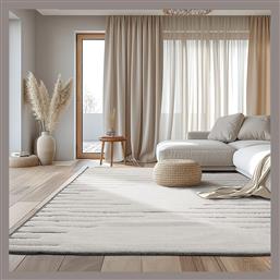 Beauty Home Cozy Art 9637 Σετ Μοντέρνα Χαλιά Κρεβατοκάμαρας Βαμβακερά Εκρού 2024963700065 3τμχ