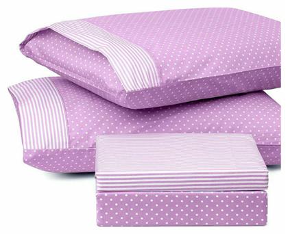 Beauty Home Joy Μαξιλαροθήκη με Φάσα 50x70εκ. Purple από το Filinda