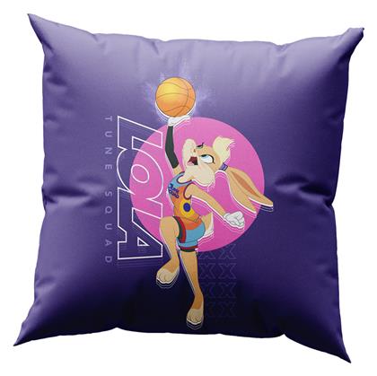 Beauty Home Παιδικό Διακοσμητικό Μαξιλάρι Space Jam Lola Μωβ Μ40xΥ40εκ.