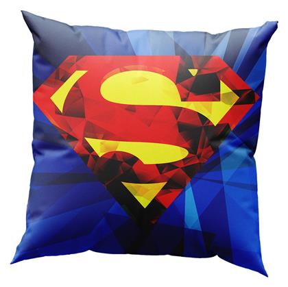 Beauty Home Παιδικό Διακοσμητικό Μαξιλάρι Superman Μπλε Μ40xΥ40εκ.