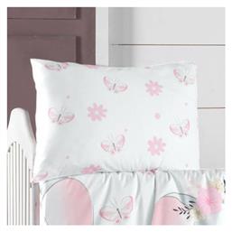 Beauty Home Σετ Βρεφικές Μαξιλαροθήκες από 100% Βαμβάκι Ροζ 45x35εκ.
