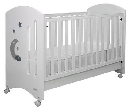 Bebe Stars Κούνια Azure White για Στρώμα 60x130cm από το Polihome