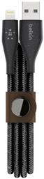 Belkin Braided USB to Lightning Cable Μαύρο 1,2m (F8J236BT04-BLK)