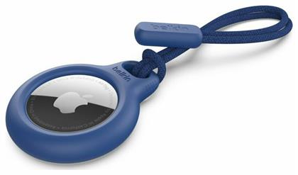 Belkin Secure Holder with Strap Θήκη Μπρελόκ Σιλικόνης για AirTag σε Μπλε χρώμα