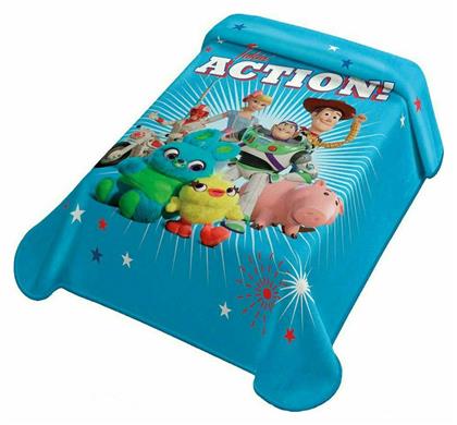 Belpla Κουβέρτα Ισπανίας Βελουτέ Toy Story 160x220cm Μπλε από το Spitishop